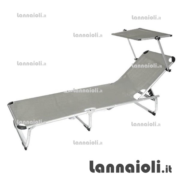 LETTINO ALLUMINIO VIAREGGIO C- PARASOLE 